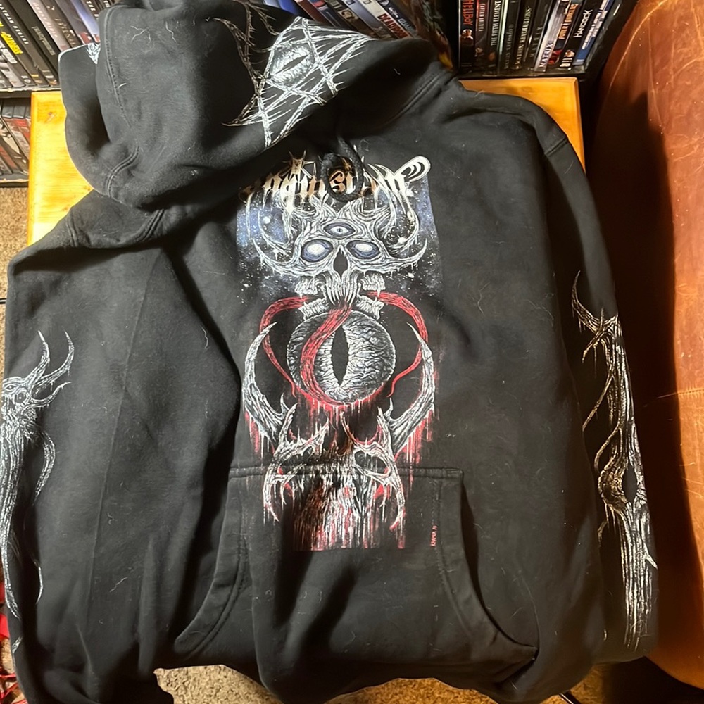 Mens small metal band- Inquisition hoodie